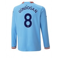 Manchester City Ilkay Gundogan #8 Fußballbekleidung Heimtrikot 2022-23 Langarm